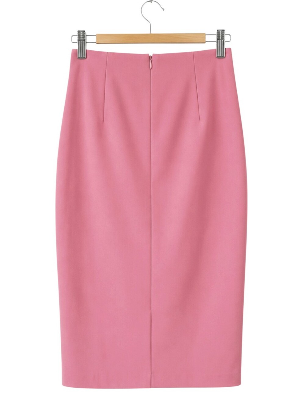 Ashley Stewart Pink Pencil Skirt Size 12 Career Workwear With Stretch - Picture 4 of 5